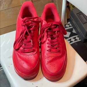 Nike AF-1’s “triple red”